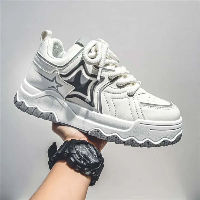 Men's Premium Leather Athletic Sneakers