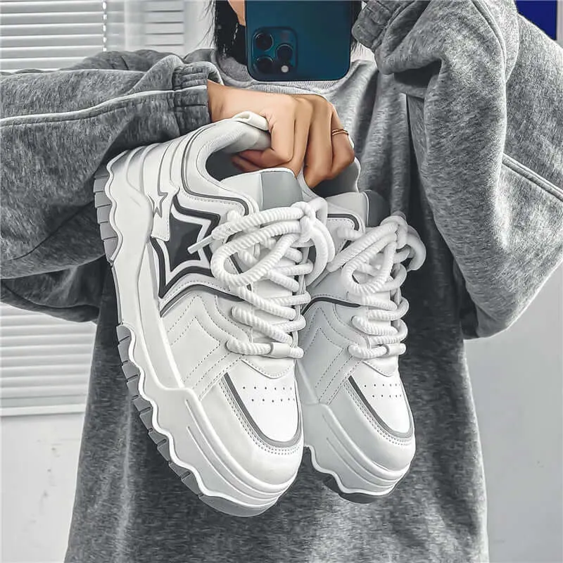 Men's Premium Leather Athletic Sneakers