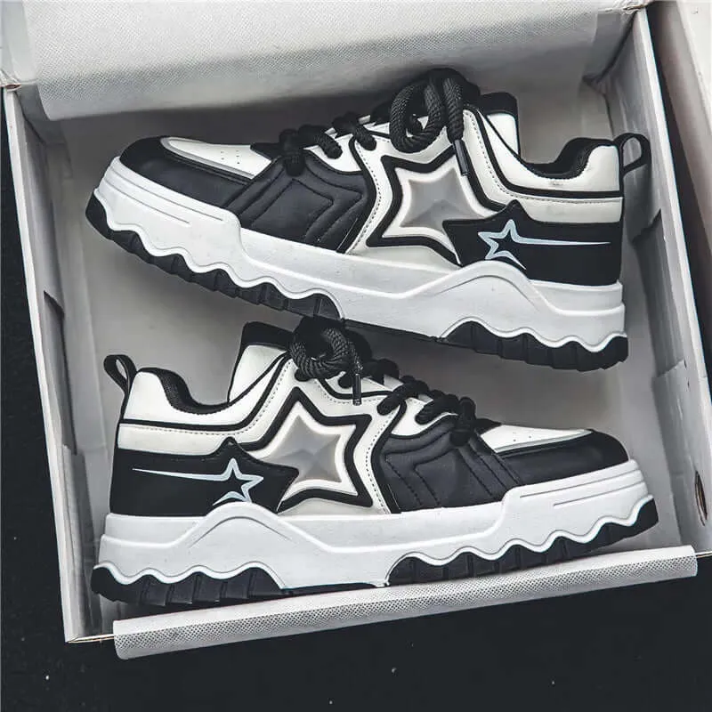 Men's Premium Leather Athletic Sneakers