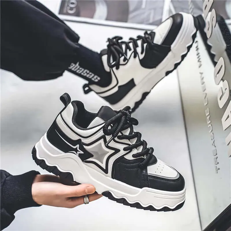 Men's Premium Leather Athletic Sneakers