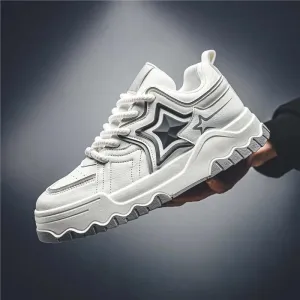 Men's Premium Leather Athletic Sneakers