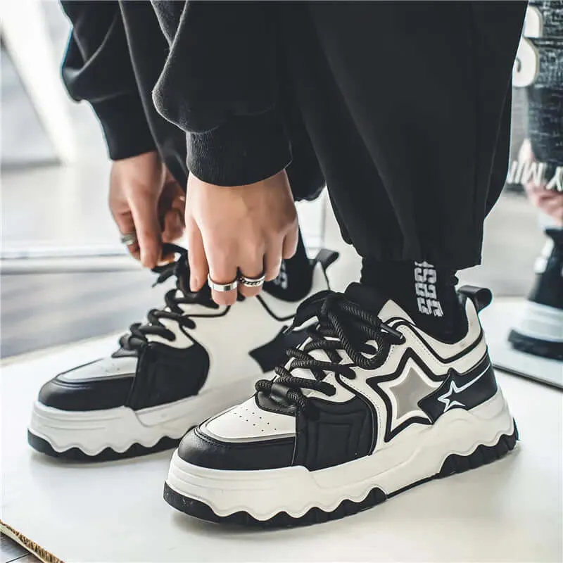 Men's Premium Leather Athletic Sneakers