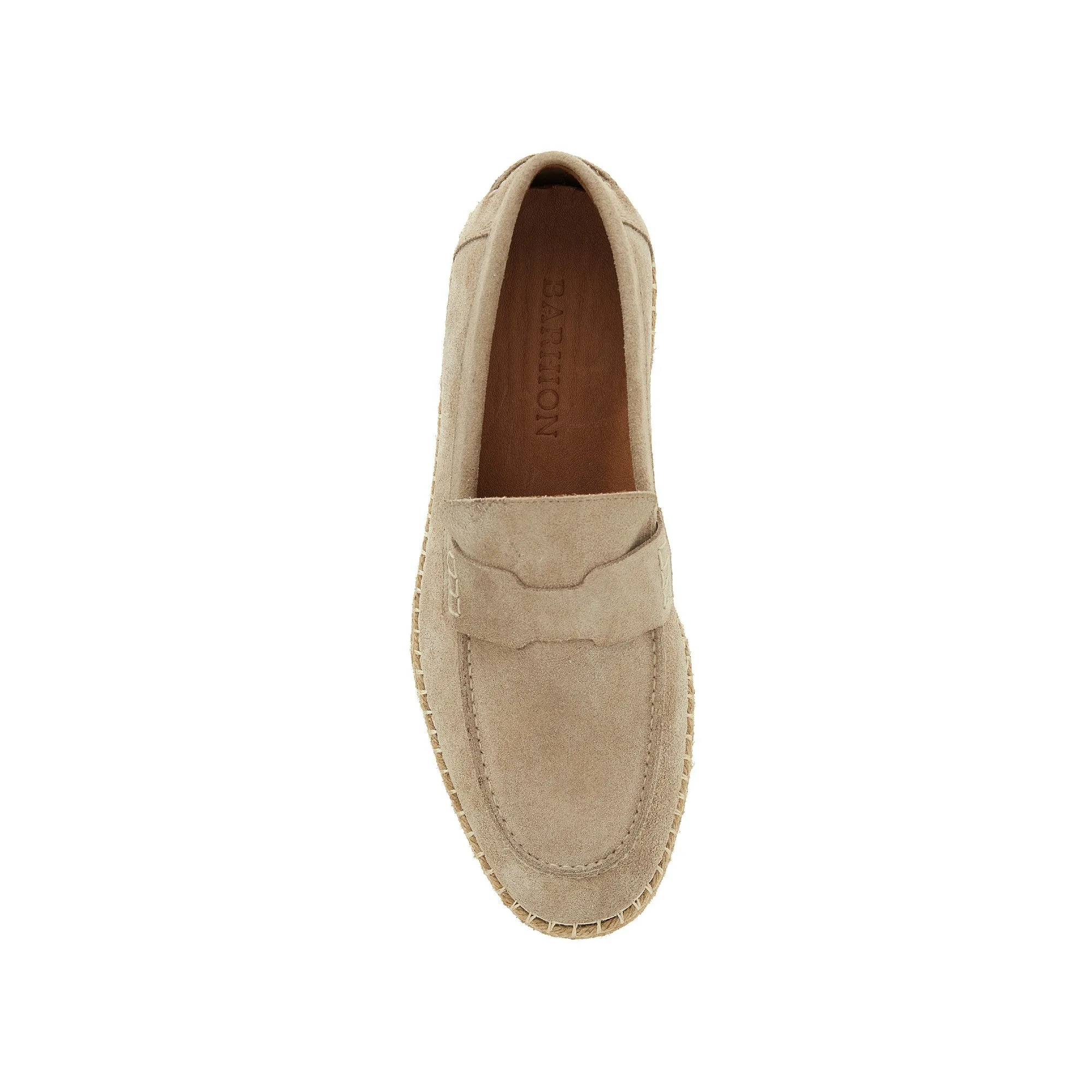 Men's Suede Calf Leather Handmade Loafer M9004