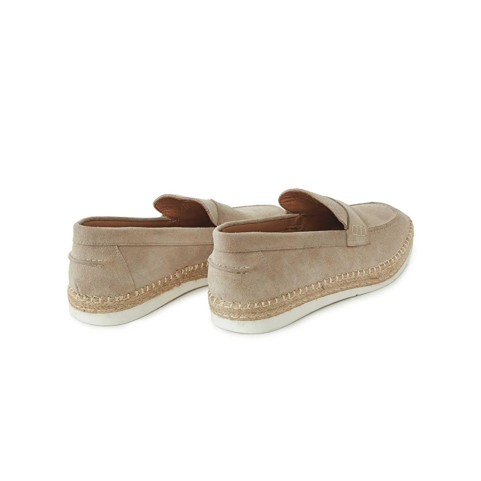 Men's Suede Calf Leather Handmade Loafer M9004