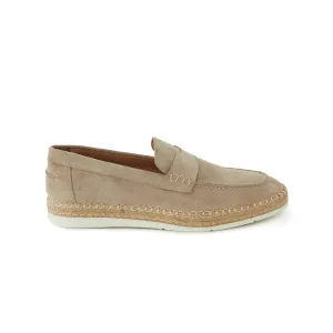 Men's Suede Calf Leather Handmade Loafer M9004