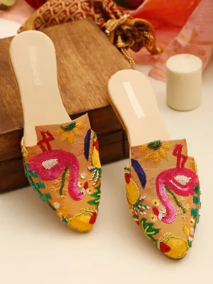 Mystical Embellished Mules