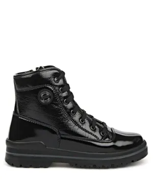 Olang Women's Spoke Winter Boots- Black Patent
