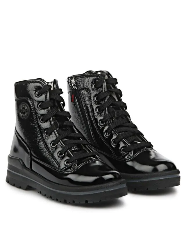 Olang Women's Spoke Winter Boots- Black Patent