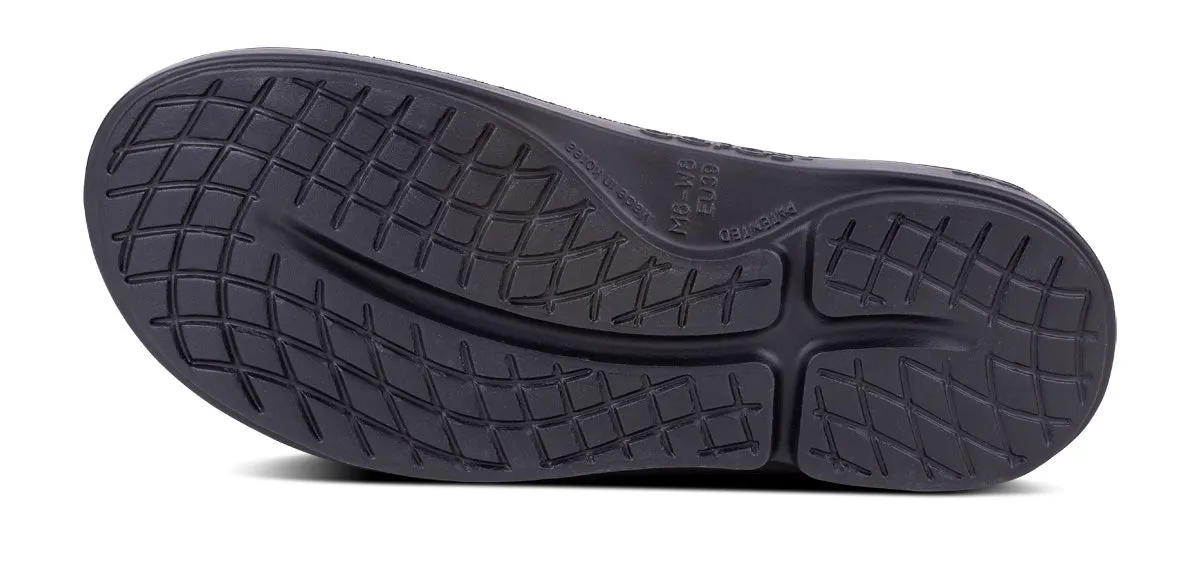 OOFOS UNISEX CLOG SLIDE SANDALS -BLACK