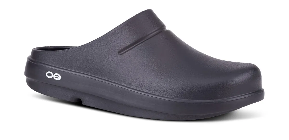 OOFOS UNISEX CLOG SLIDE SANDALS -BLACK