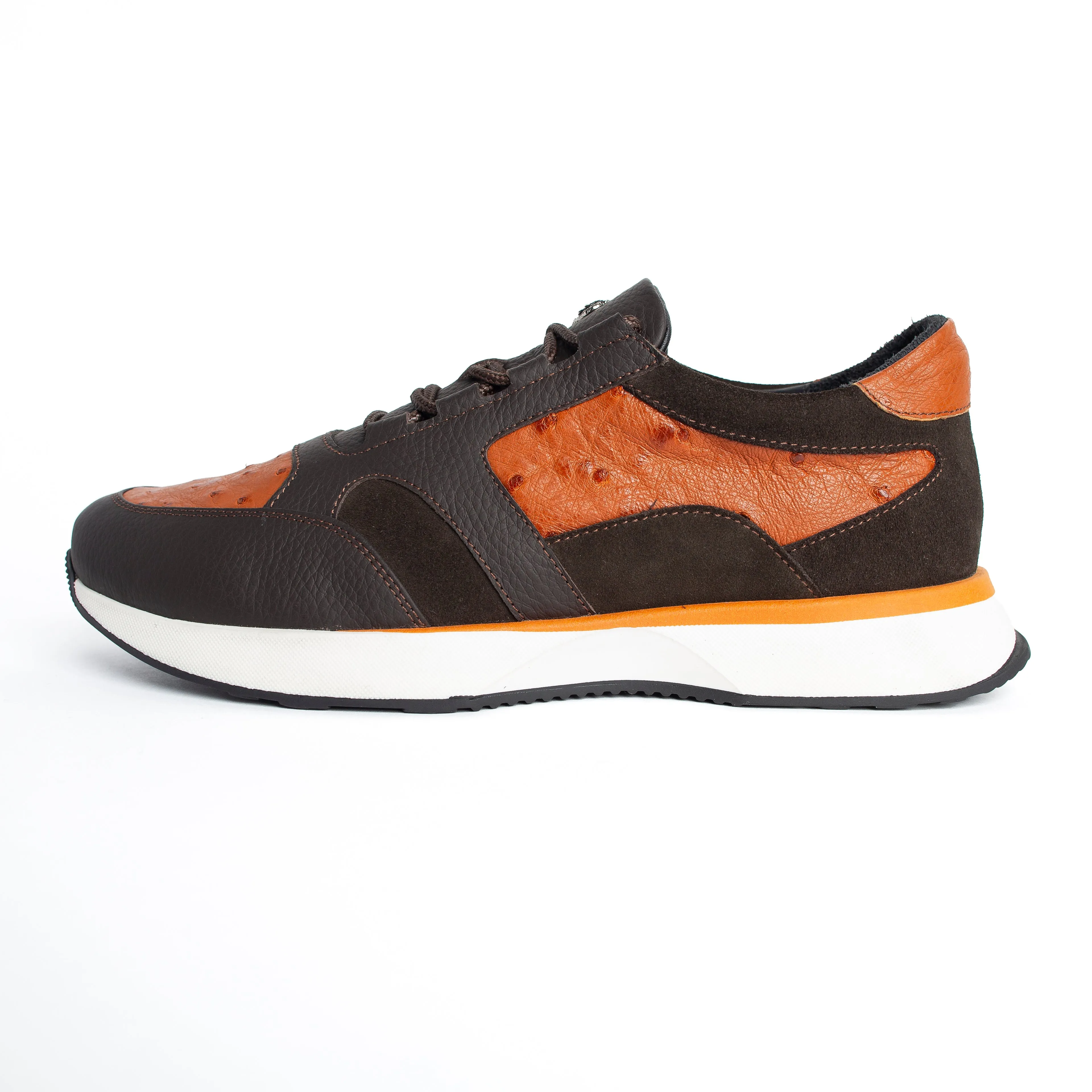 Premium Ostrich Leather Sneakers
