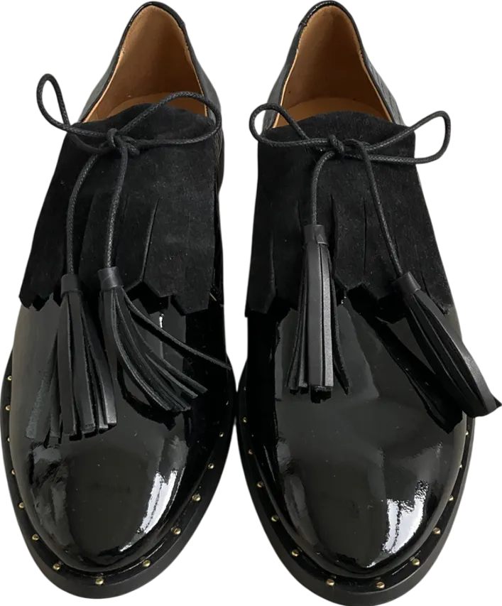 Rogue Matilda Black Patent Mules UK 9 EU 42 