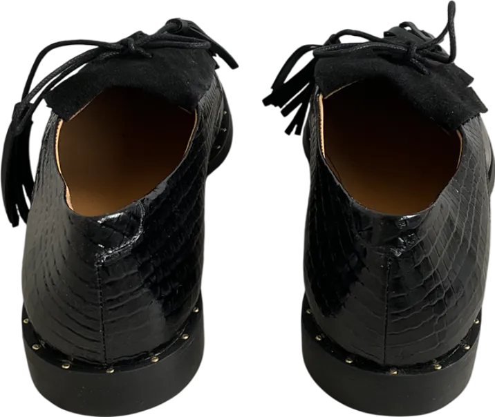 Rogue Matilda Black Patent Mules UK 9 EU 42 