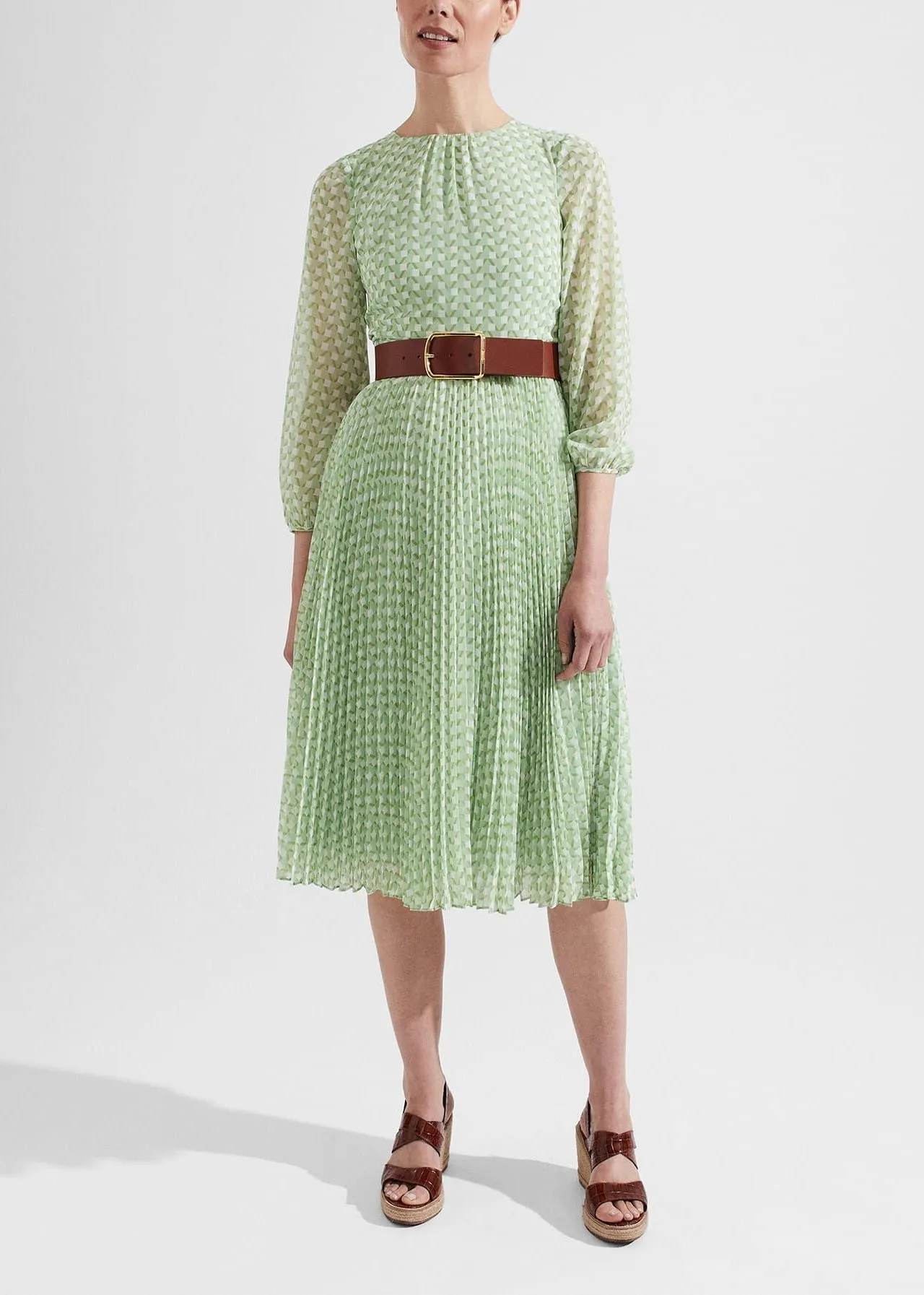 Salma Dress 0223/5000/9022l00 Green-Multi