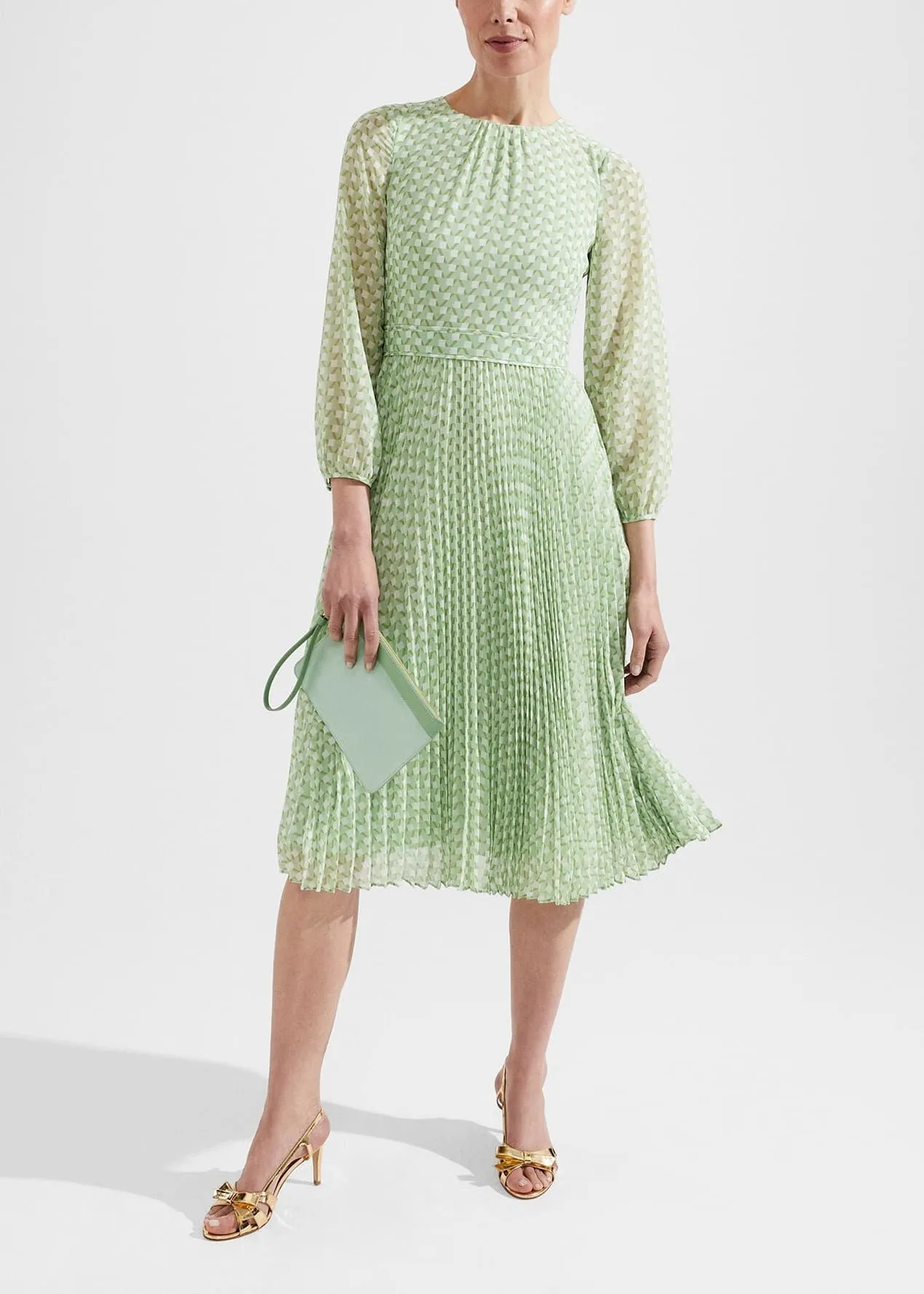Salma Dress 0223/5000/9022l00 Green-Multi