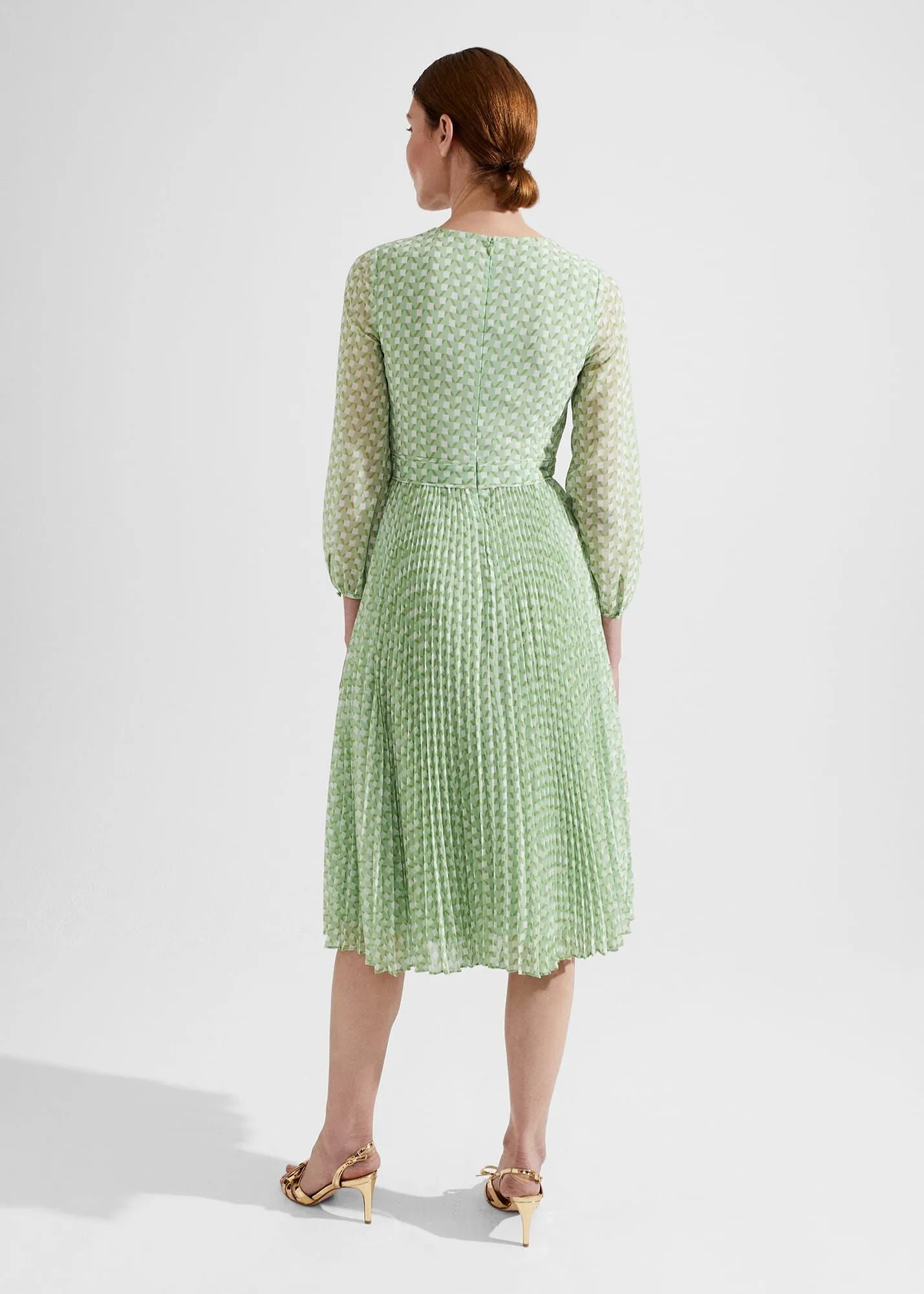 Salma Dress 0223/5000/9022l00 Green-Multi