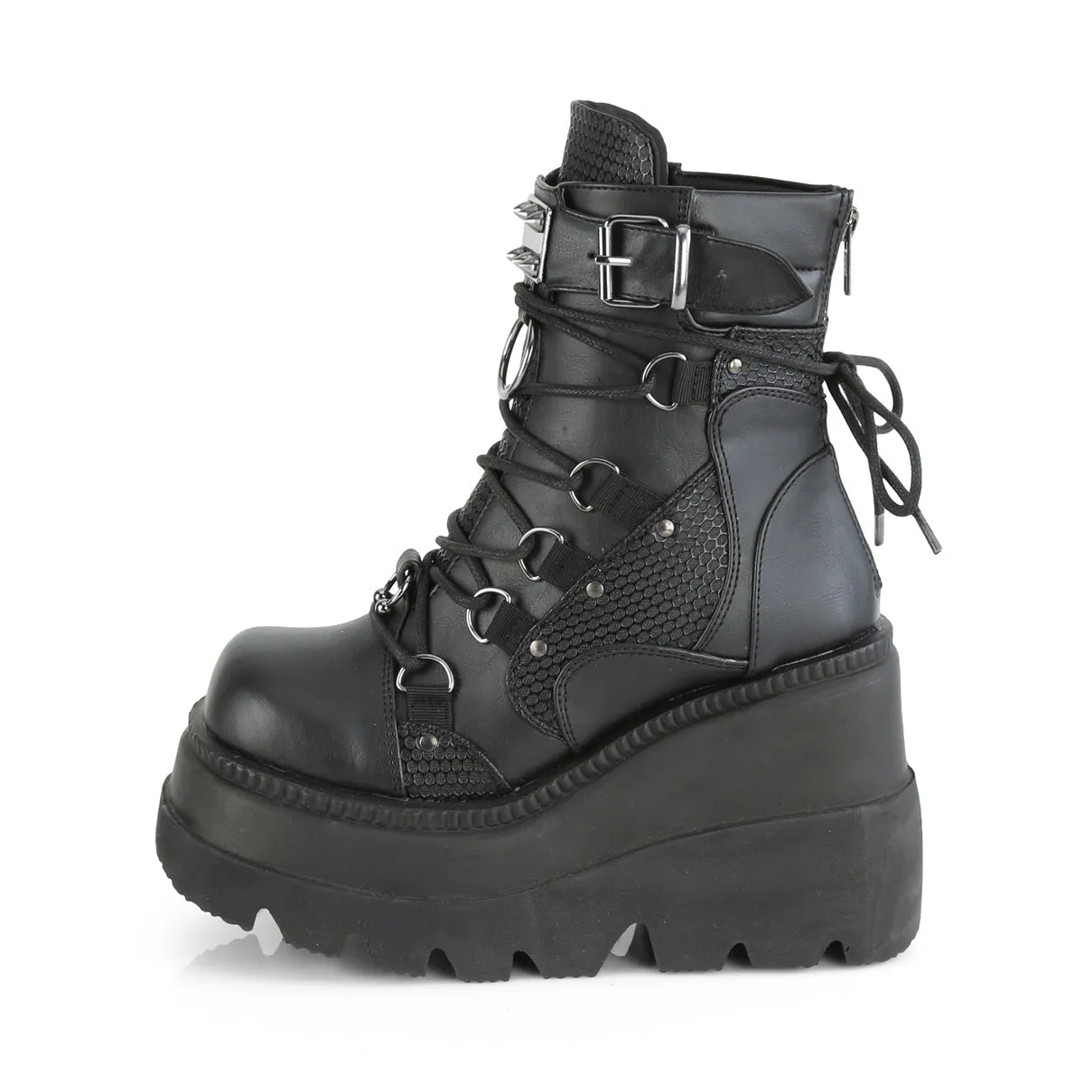 SHAKER-60 Demoniacult Alternative Footwear Women's Ankle Boots