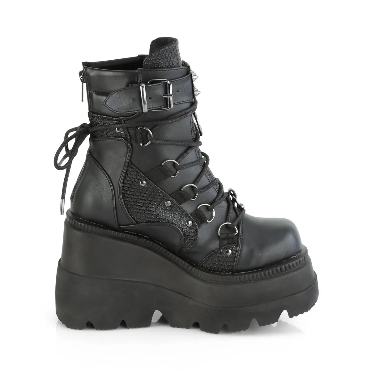 SHAKER-60 Demoniacult Alternative Footwear Women's Ankle Boots