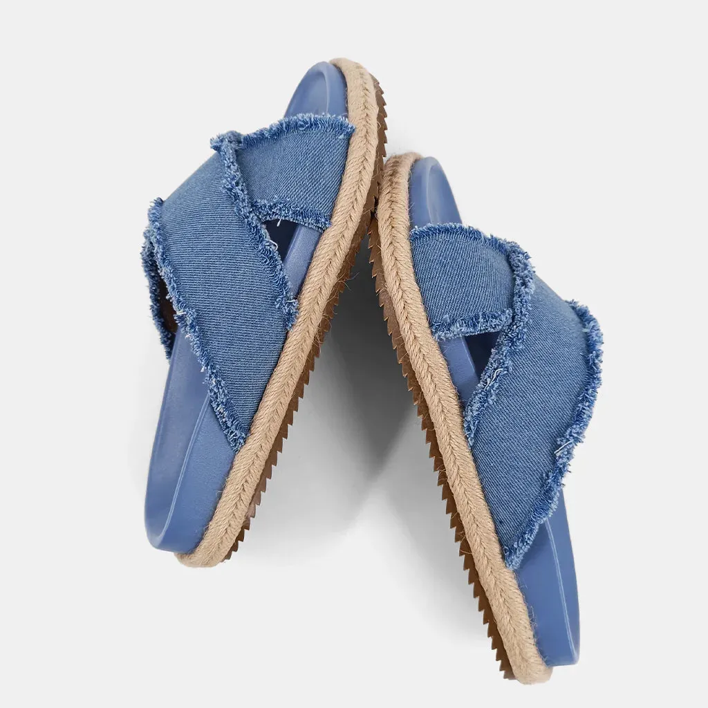 Shu Shop Courtney Sandal in Denim
