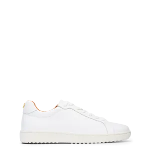 Sialia White Leather Sneakers
