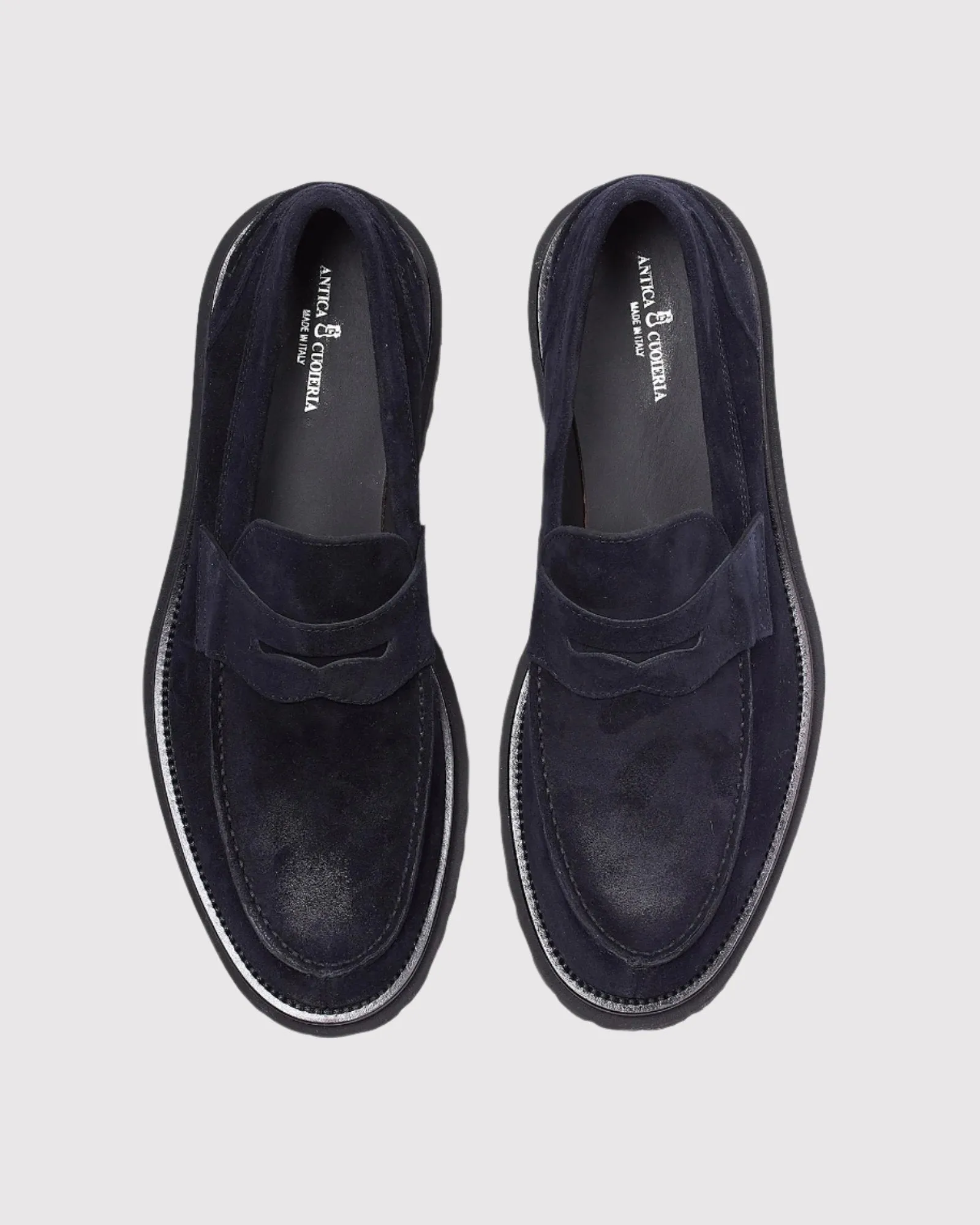 Suede Loafer Bl