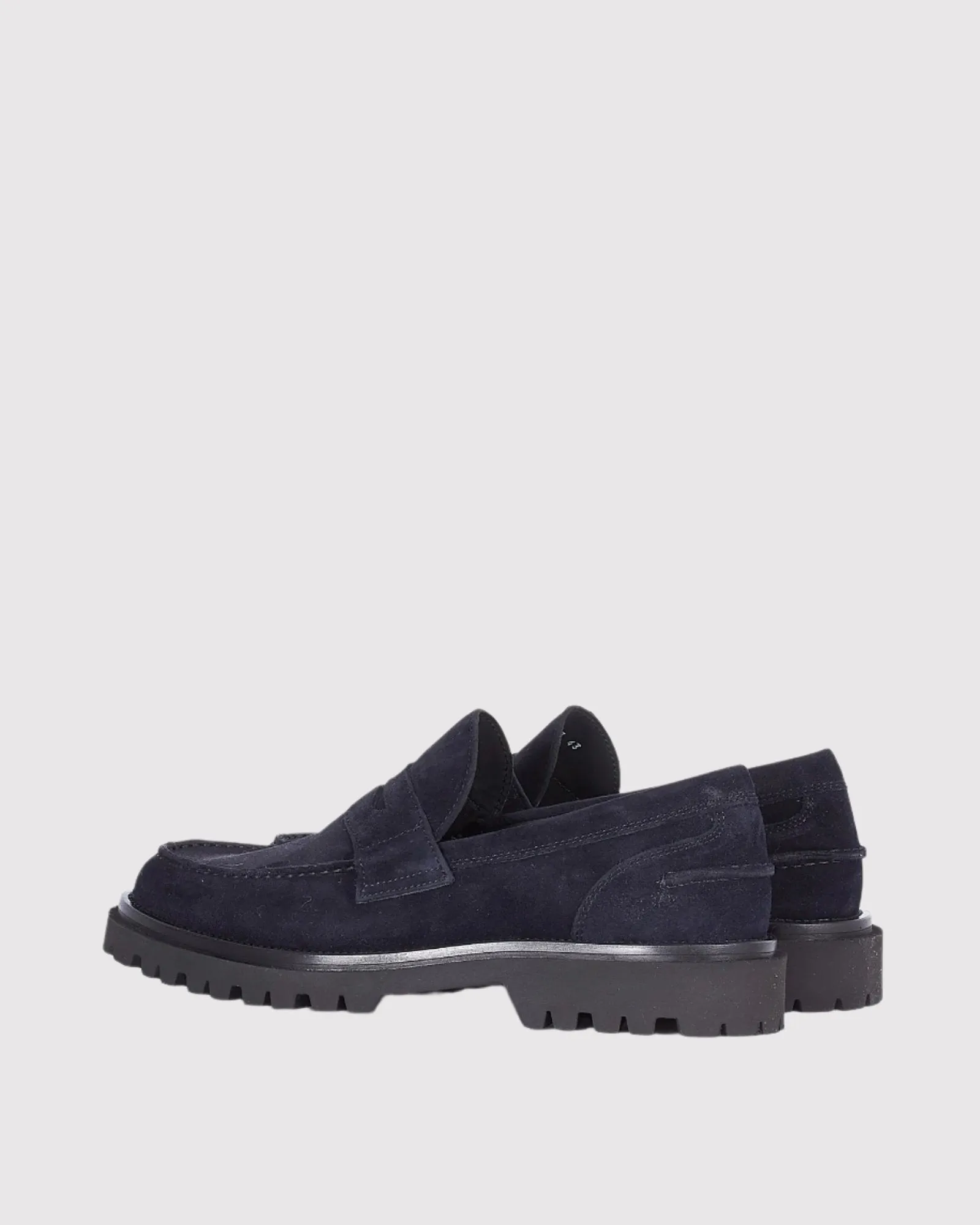 Suede Loafer Bl