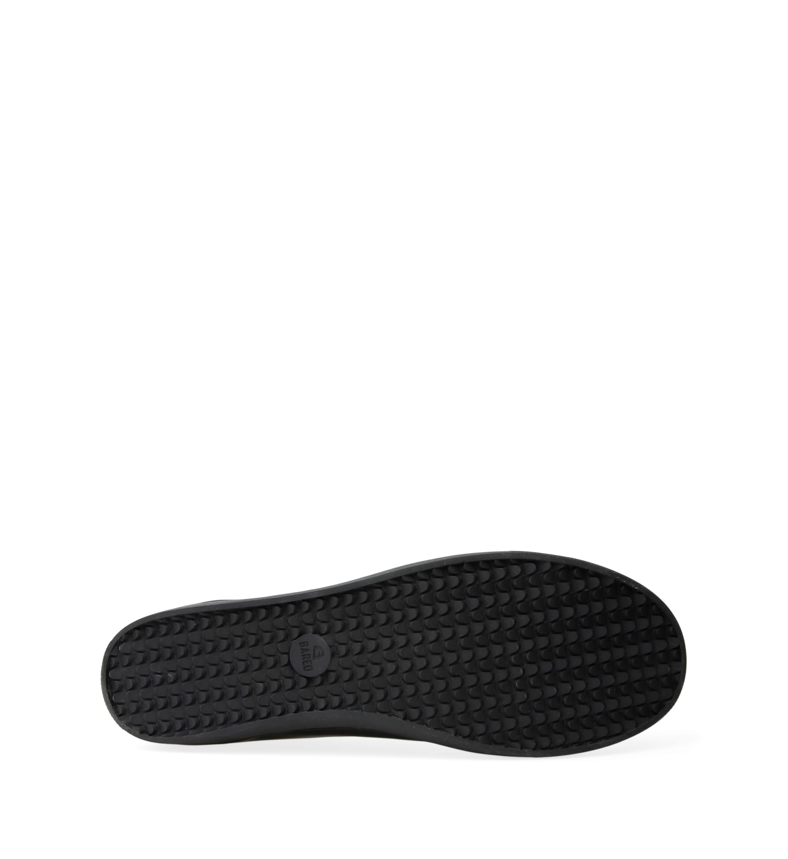 Sulphur Black Leather with Black Sole Sneakers