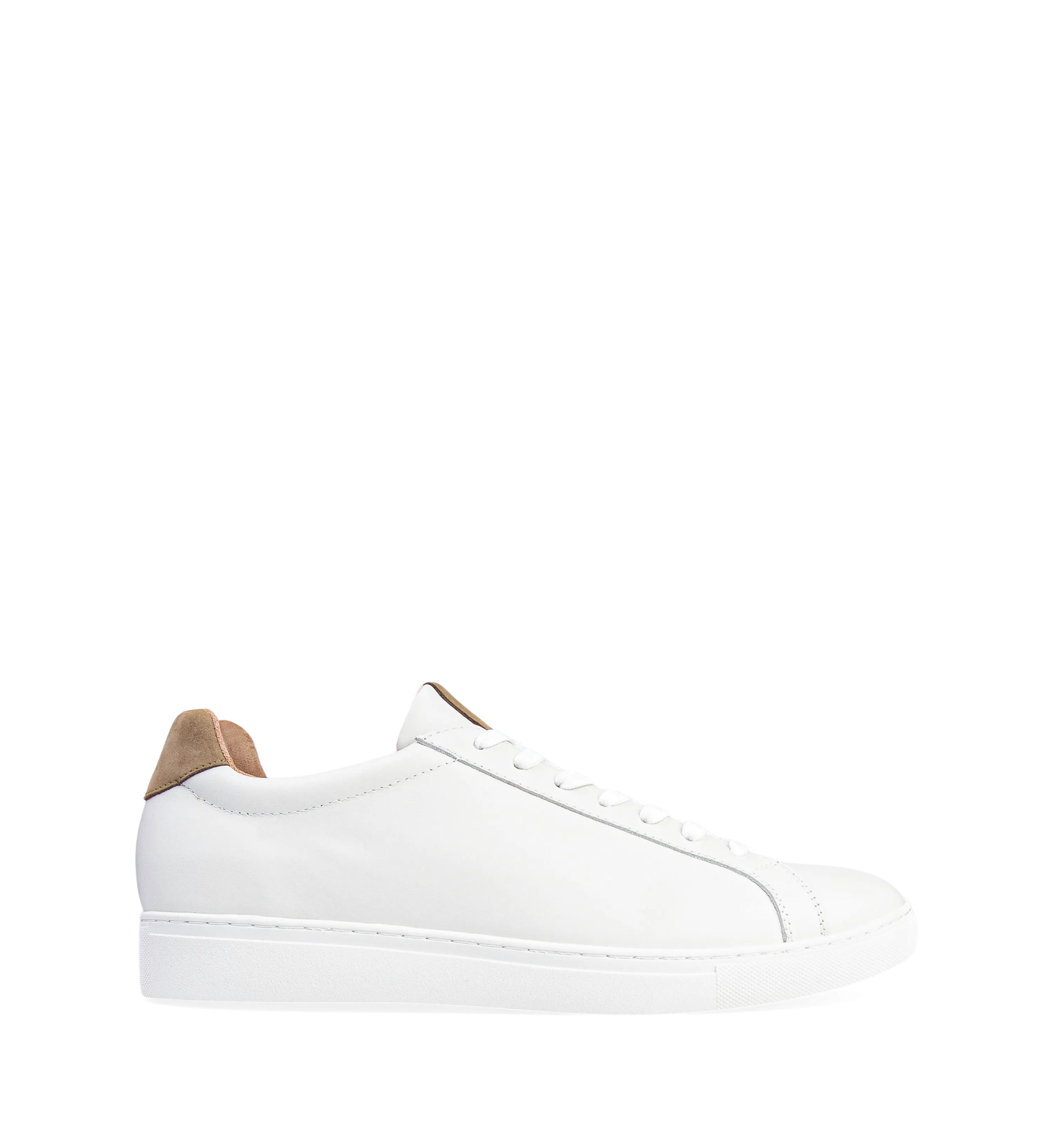 Sulphur White & Taupe Men's Sneakers