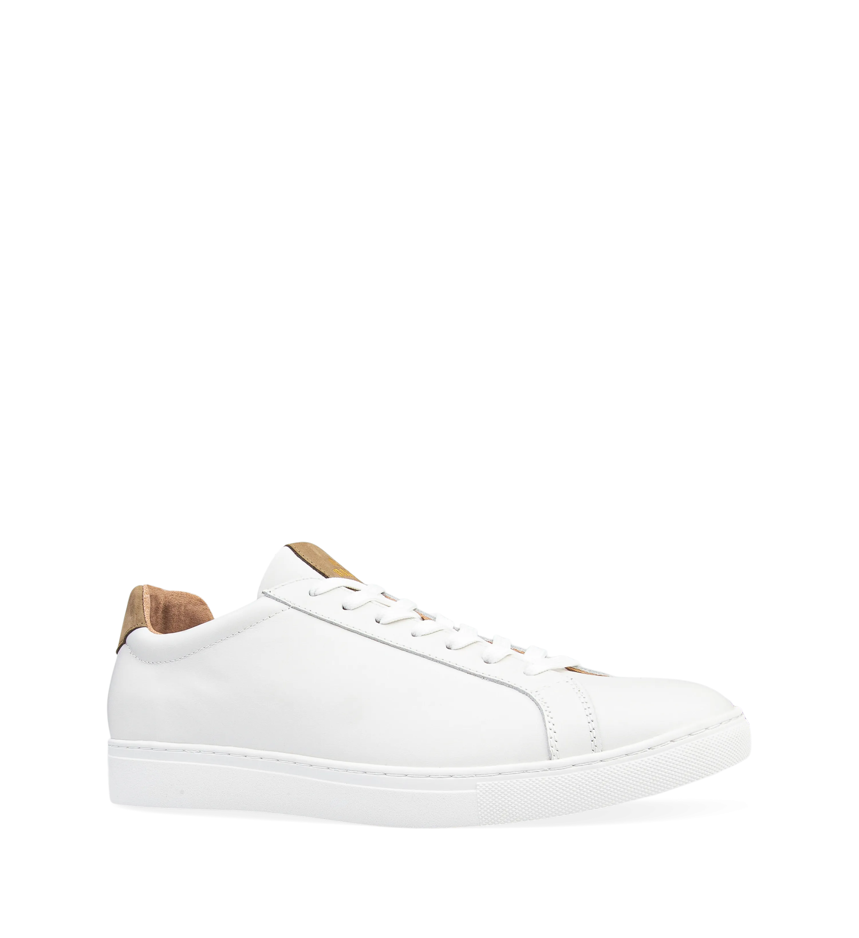 Sulphur White & Taupe Men's Sneakers