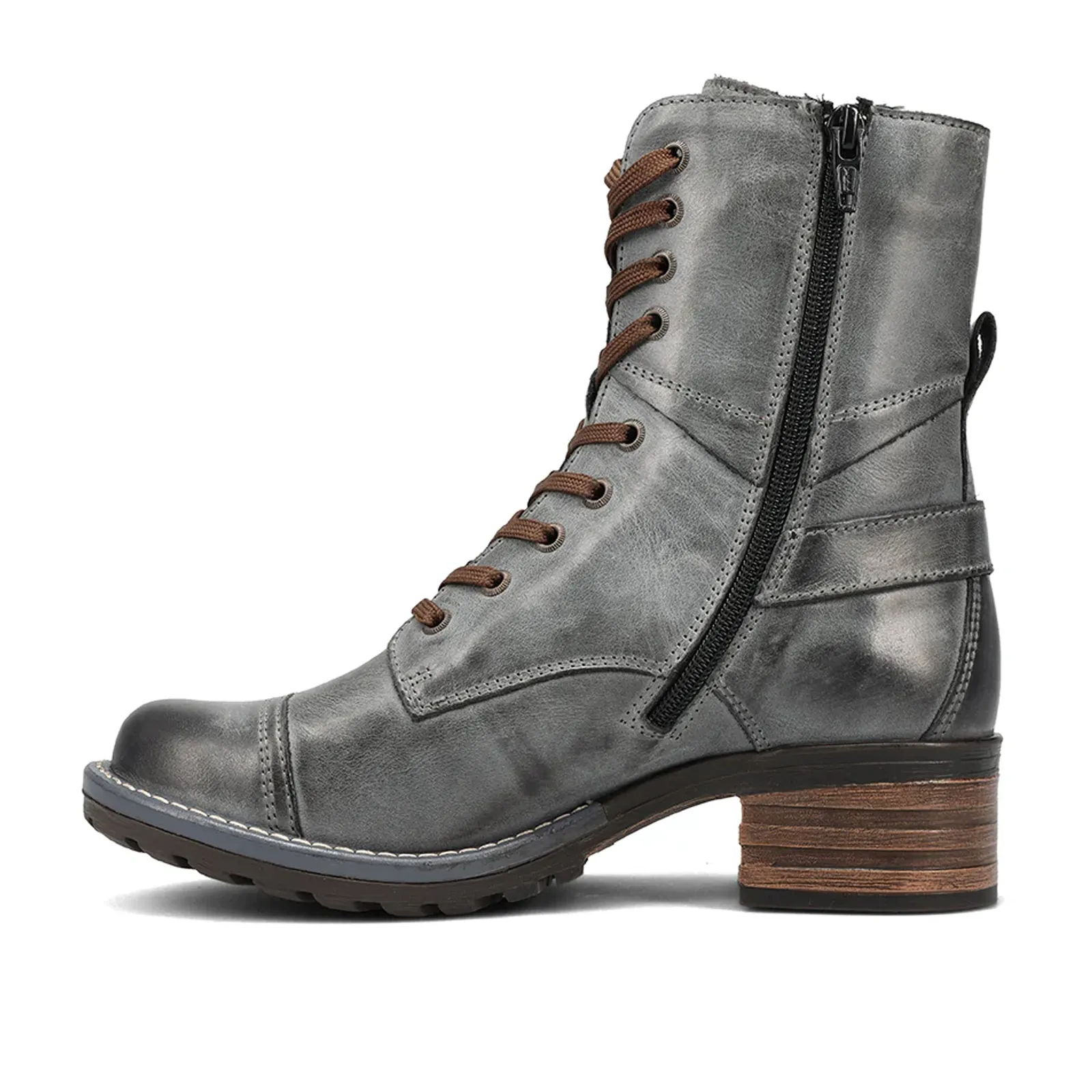 Taos Crave Lace Up Mid Boot (Women) - Steel