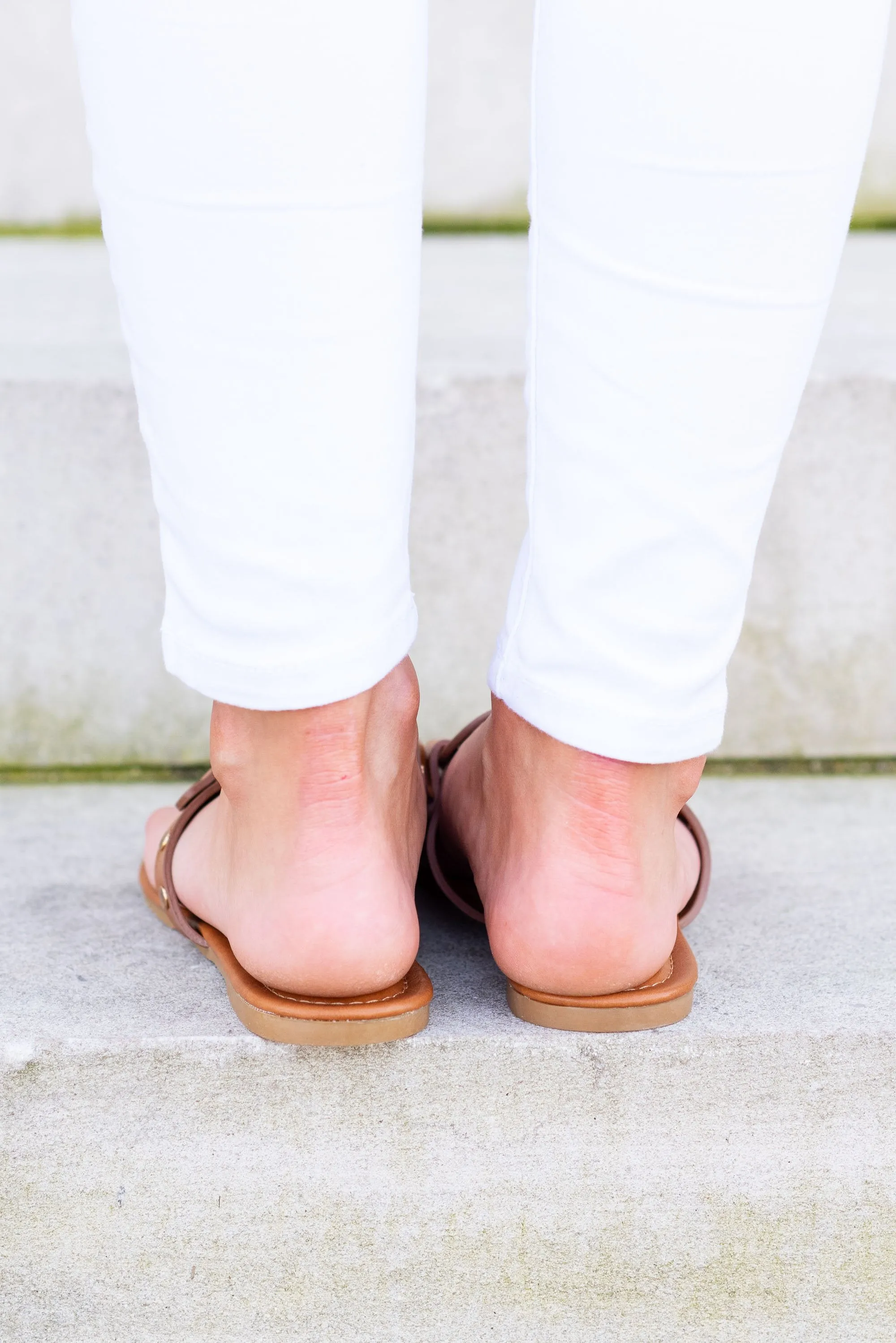 The Sky Is The Limit Tan Brown Sandals