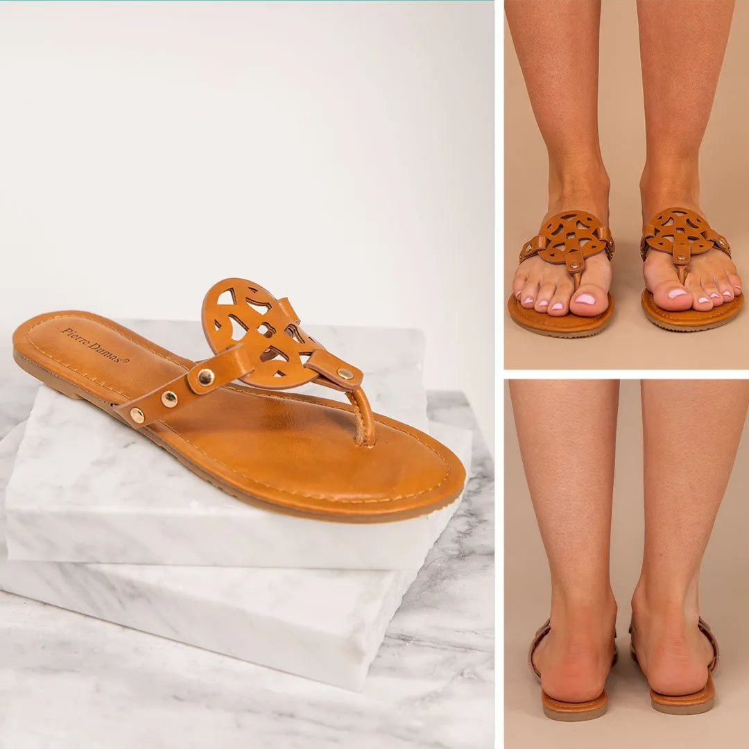 The Sky Is The Limit Tan Brown Sandals