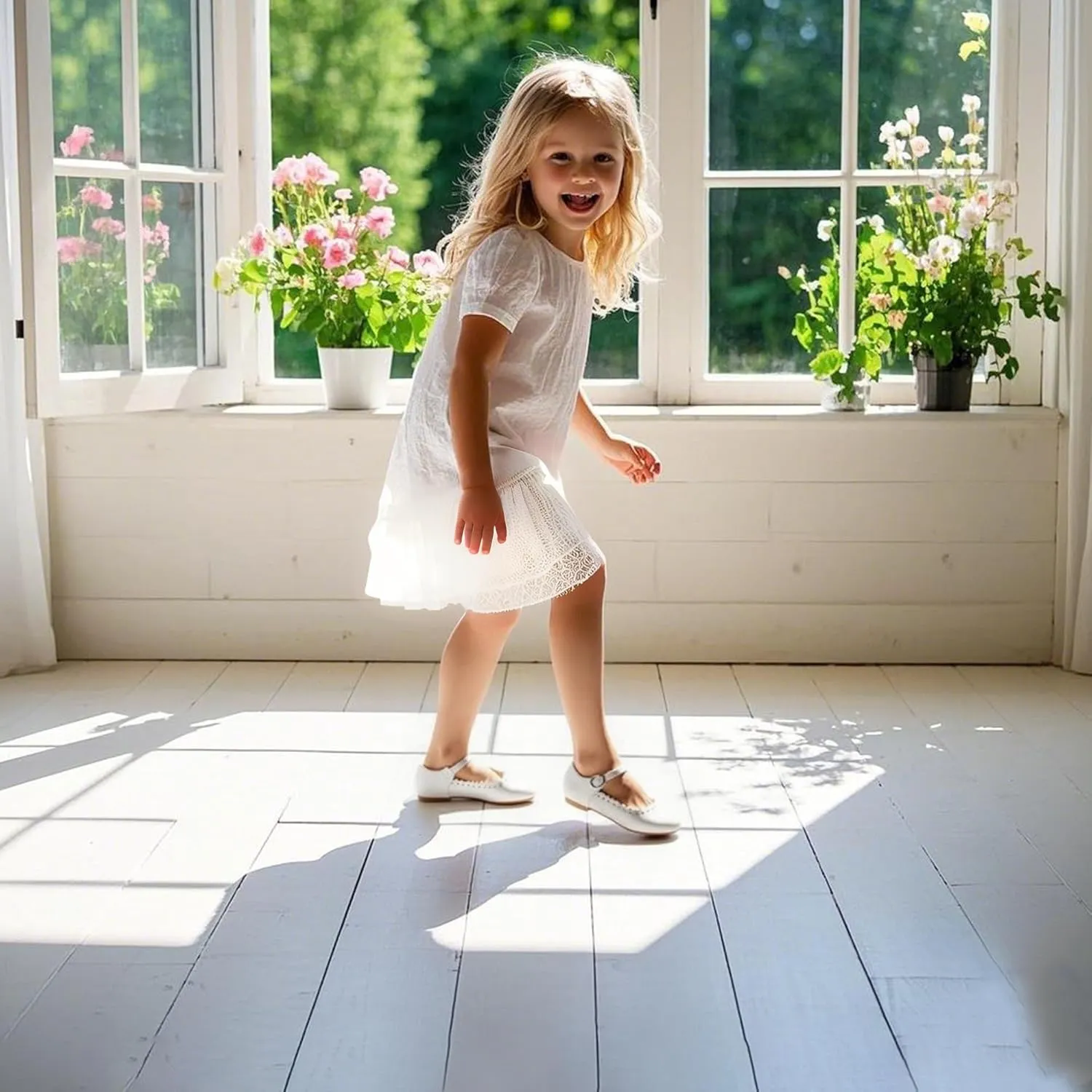 THEE BRON Toddler Mary Janes | Arch Support Leather Princess Shoes | Birthday Party Flats