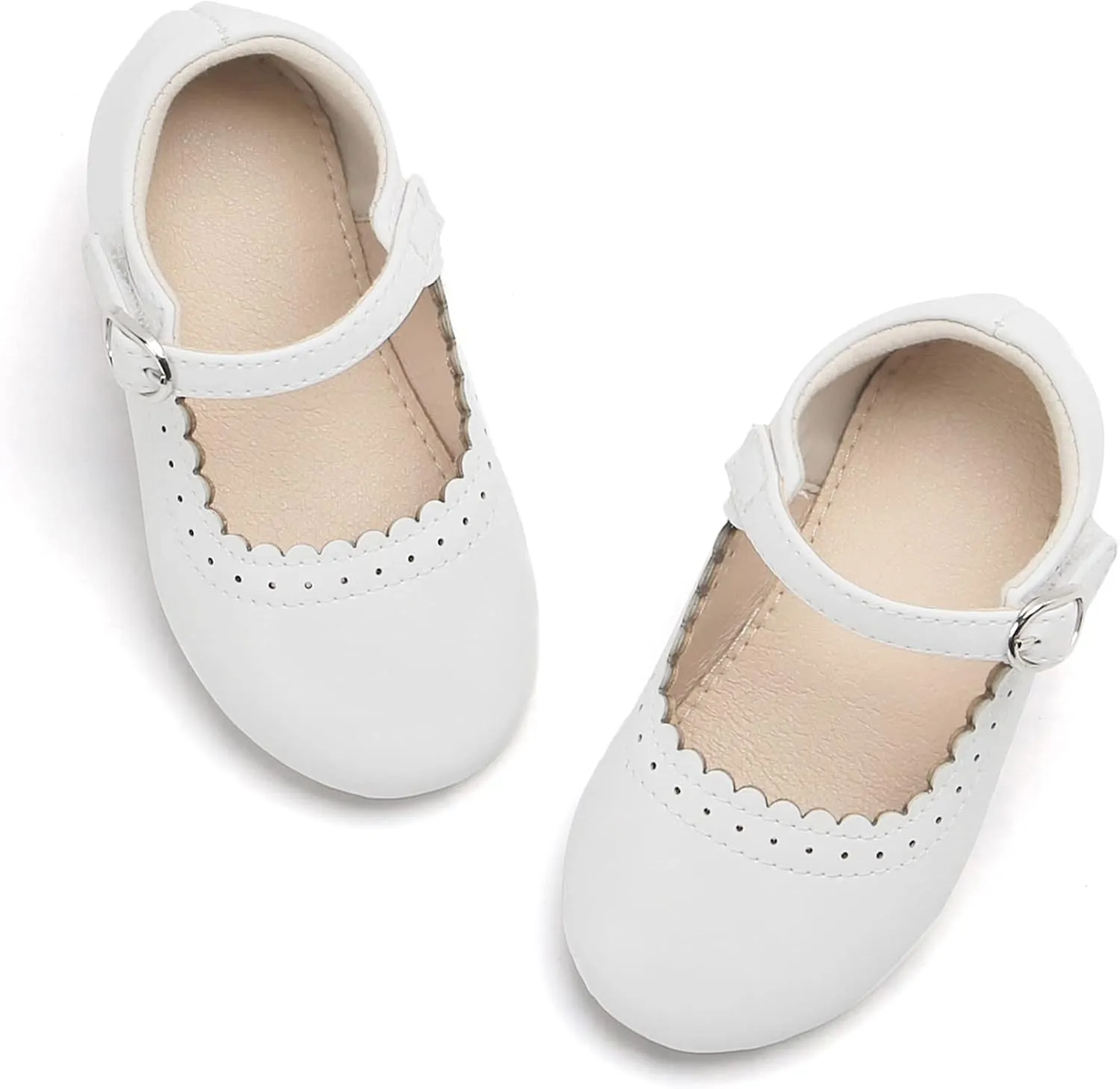 THEE BRON Toddler Mary Janes | Arch Support Leather Princess Shoes | Birthday Party Flats