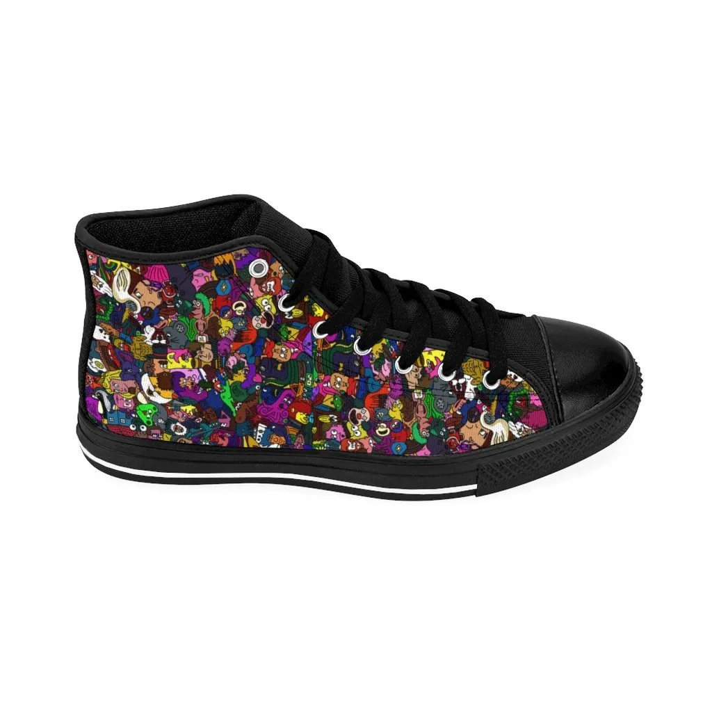 Toonymania Men's High-top Sneakers