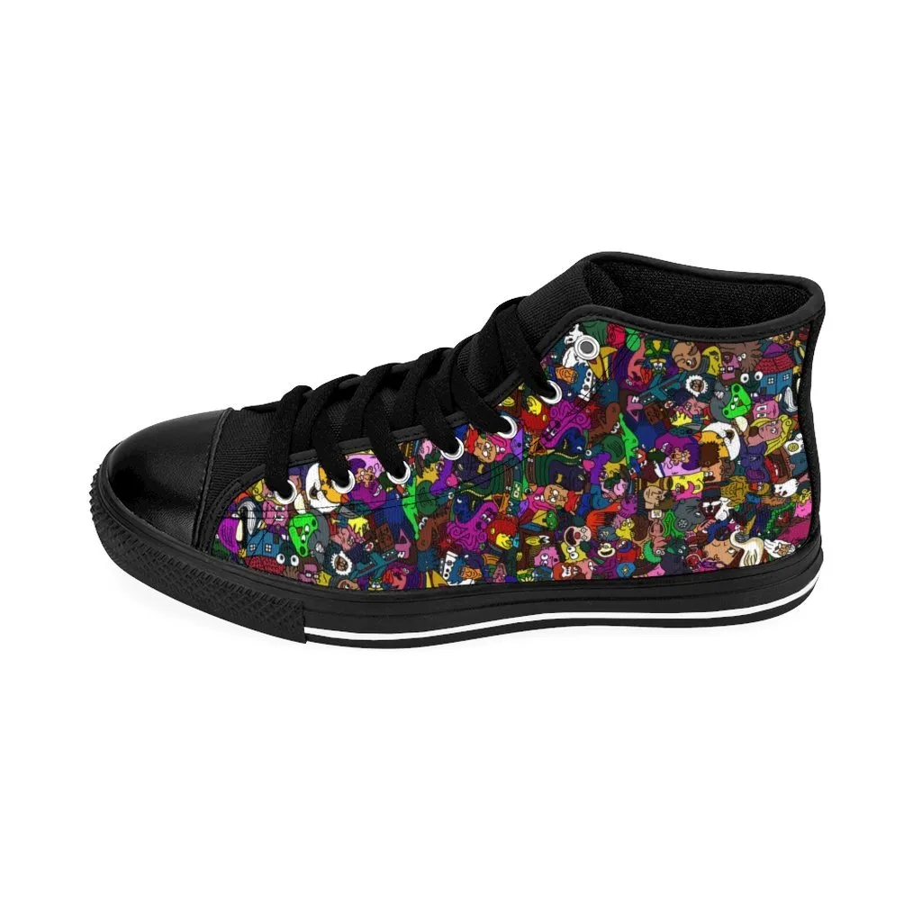 Toonymania Men's High-top Sneakers