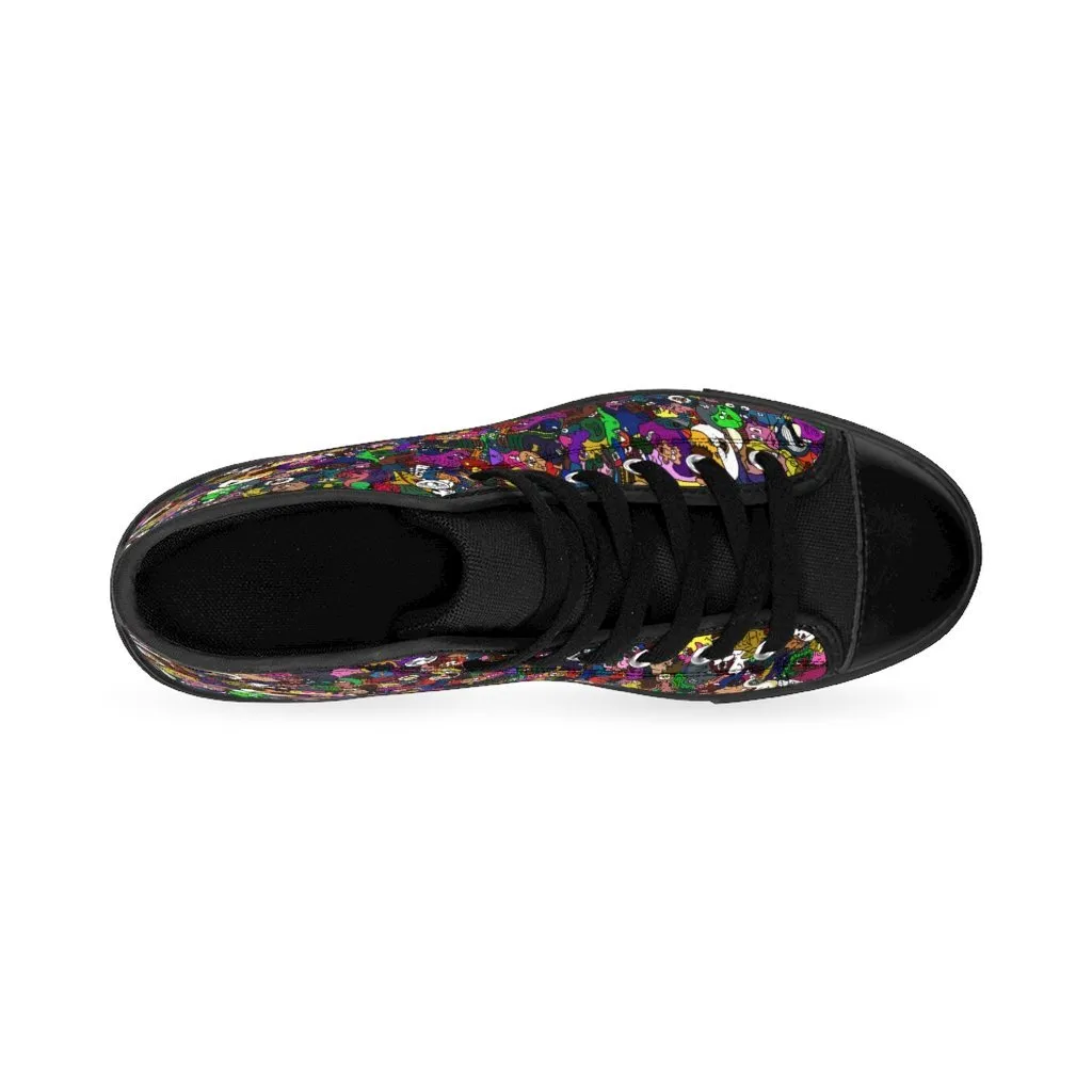 Toonymania Men's High-top Sneakers