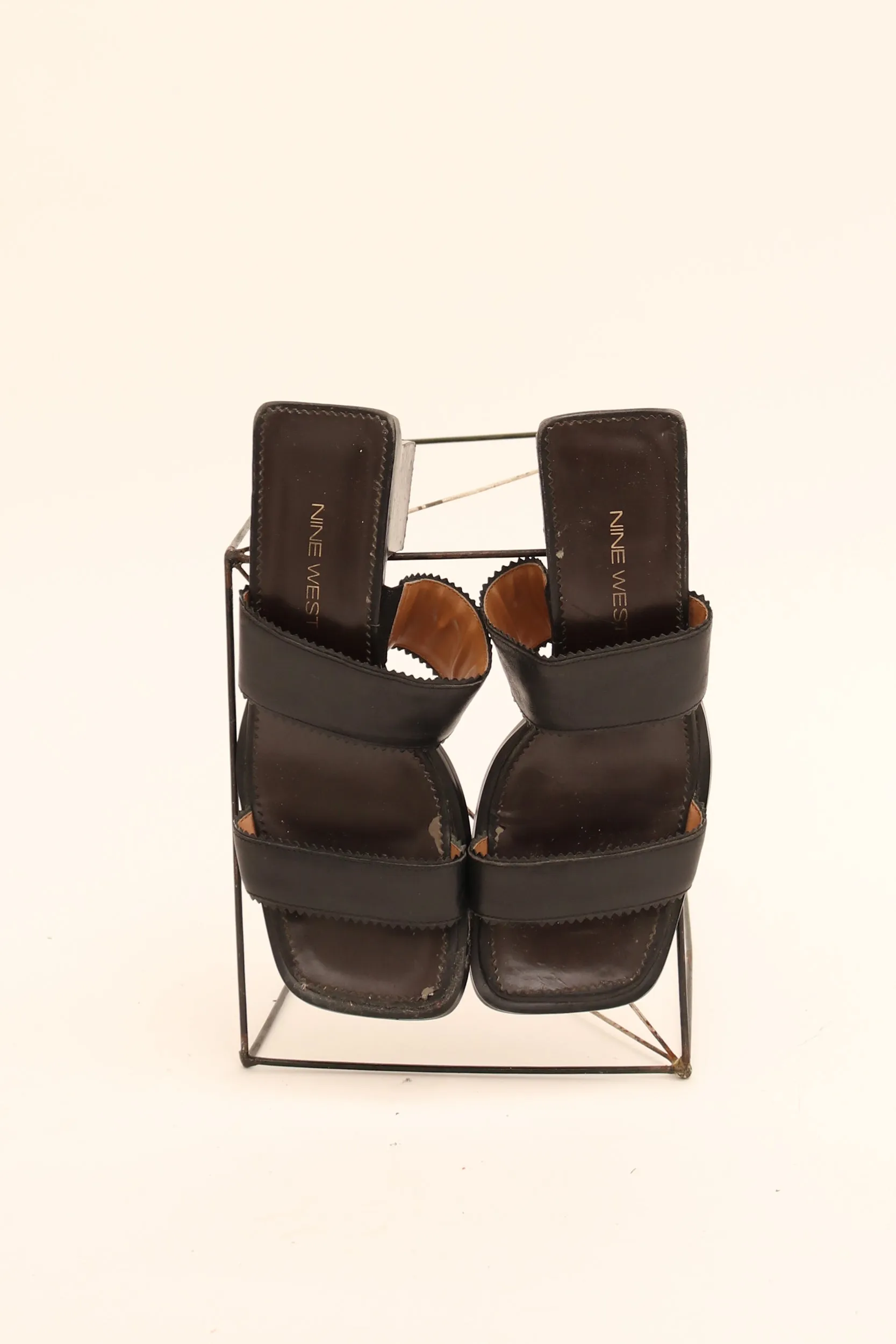 Vintage Square Heel Mules