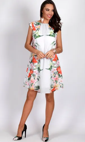 VS7253-1TB Pin Tucked Neckline Midi Shift Dress (Pack) On Sale