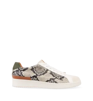 Whimbrel Snake Mix Leather Sneakers