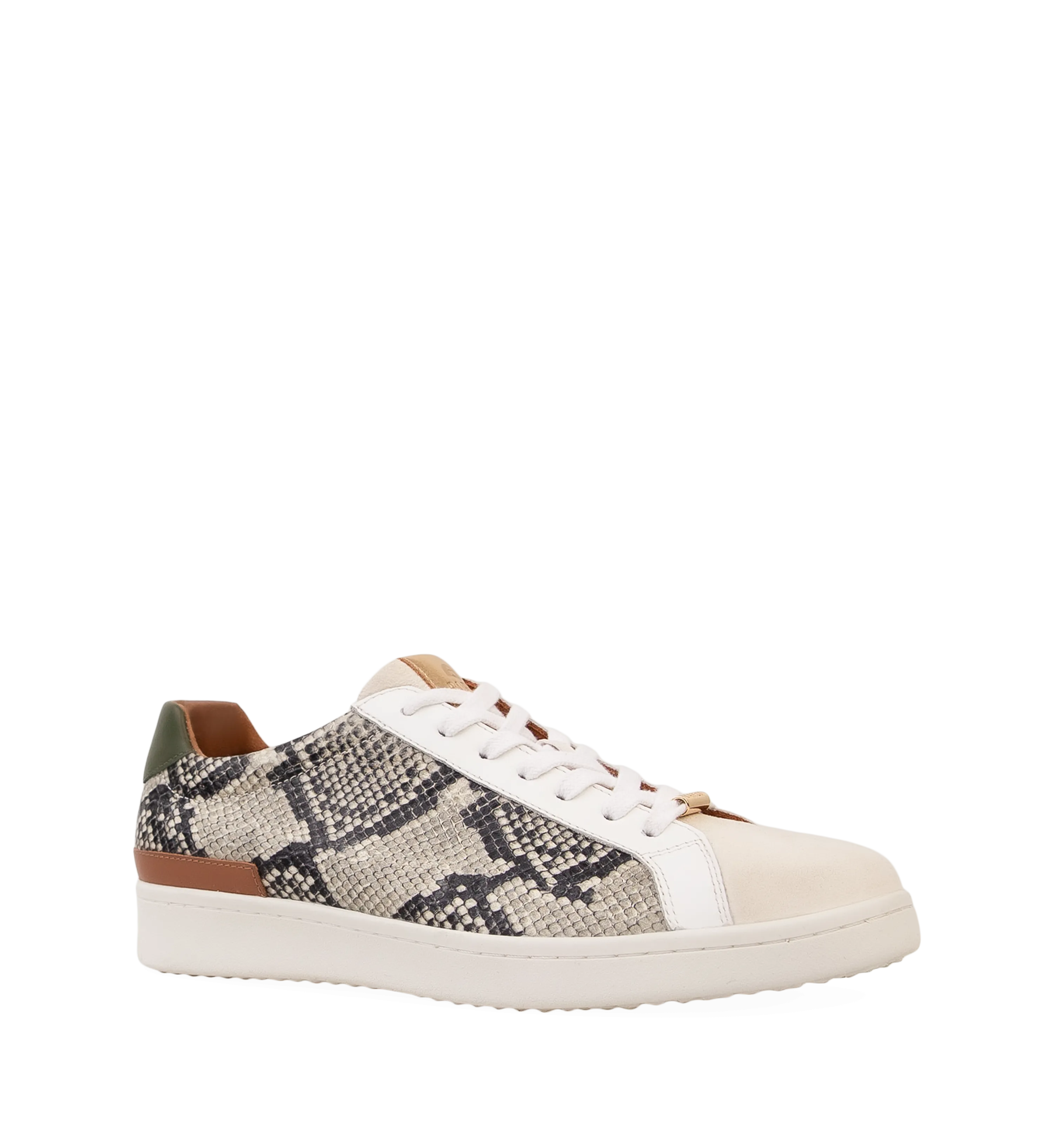 Whimbrel Snake Mix Leather Sneakers