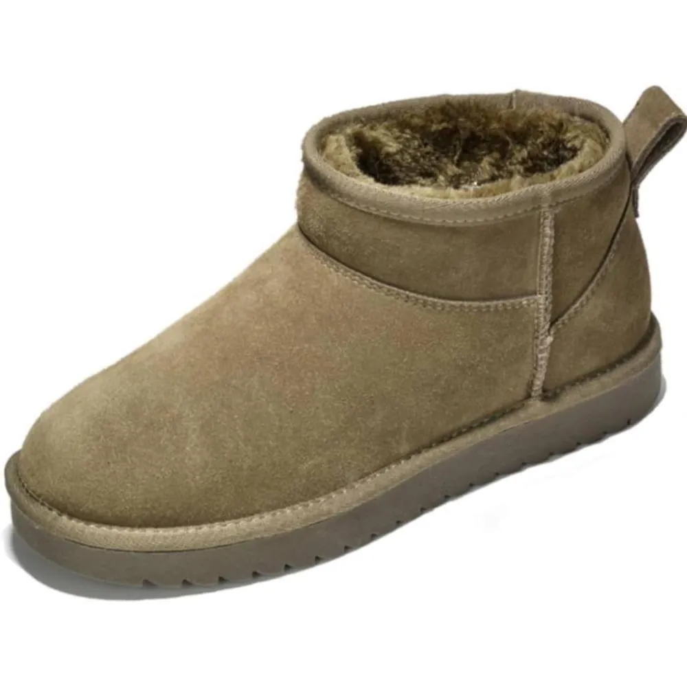 Winter Cushioned Insole Suede Boots