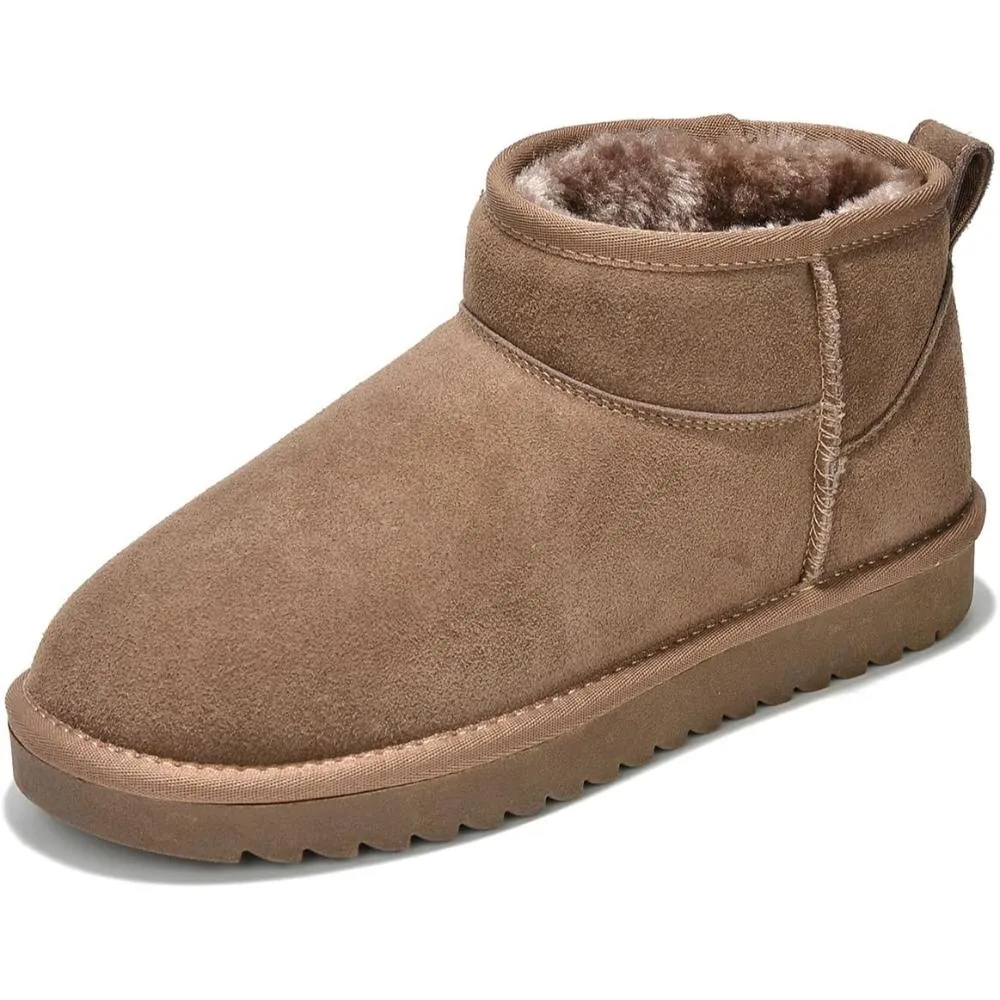 Winter Cushioned Insole Suede Boots