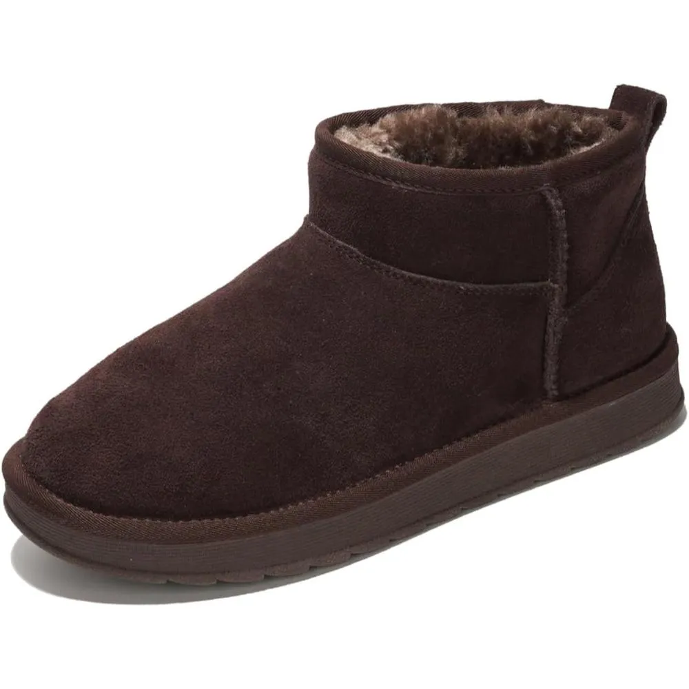 Winter Cushioned Insole Suede Boots