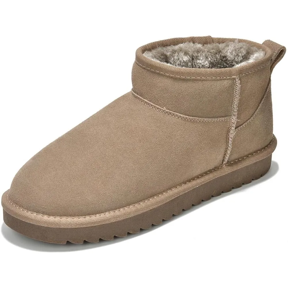 Winter Cushioned Insole Suede Boots