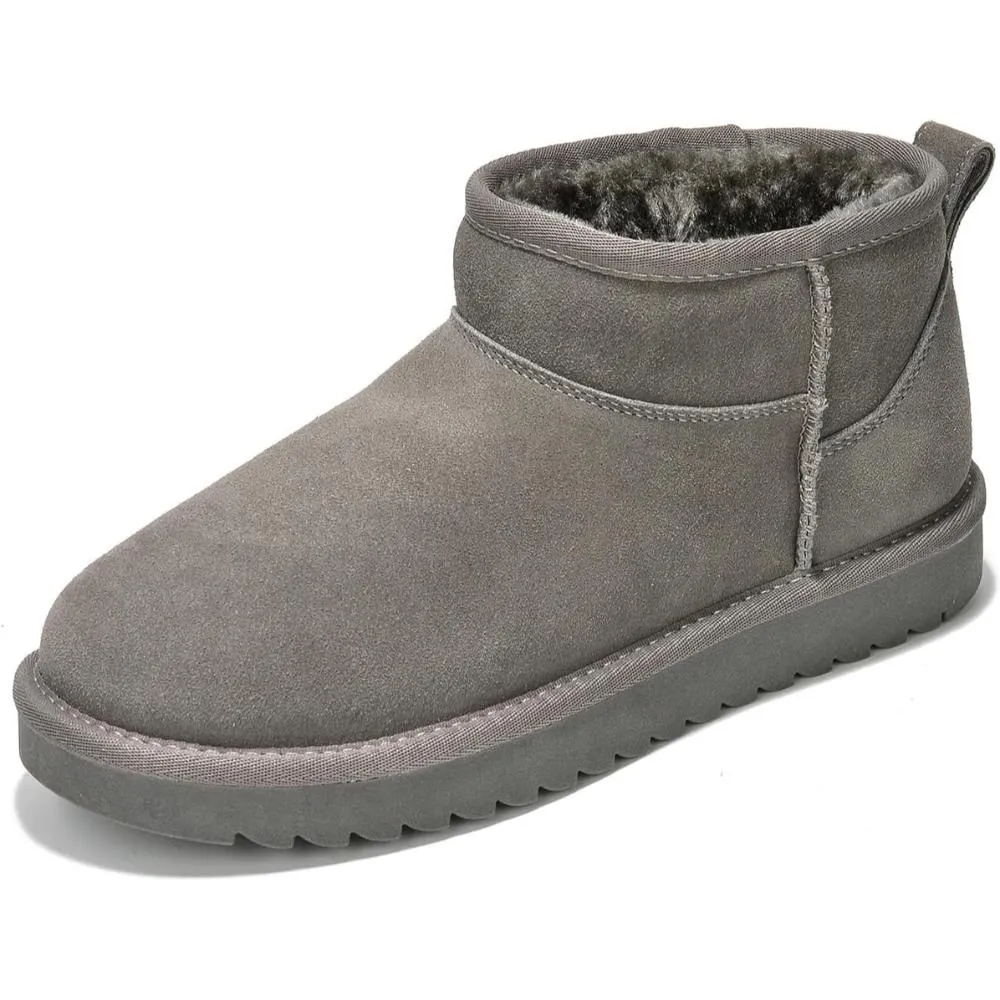 Winter Cushioned Insole Suede Boots