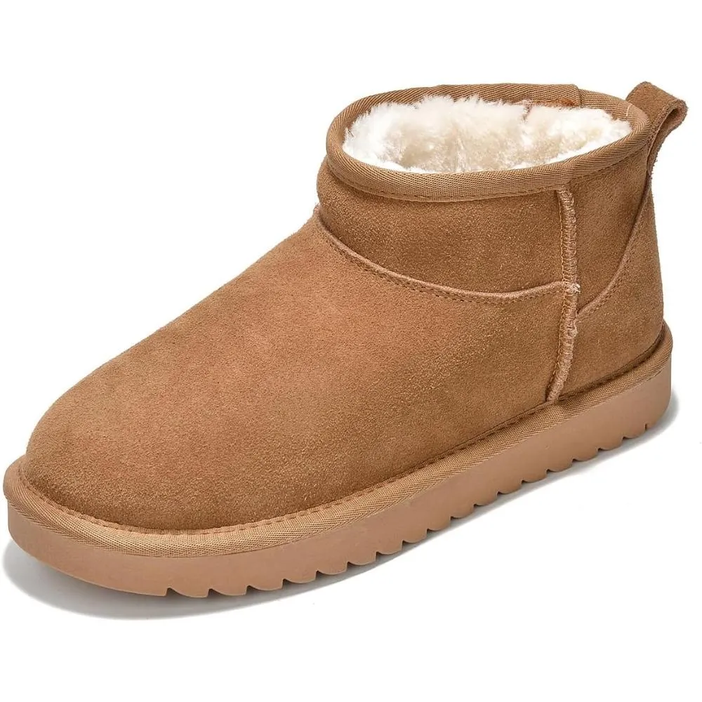 Winter Cushioned Insole Suede Boots