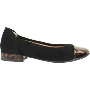 Women's Sabrinas Kyoto 77002 Black Suede/Brown Tortoise
